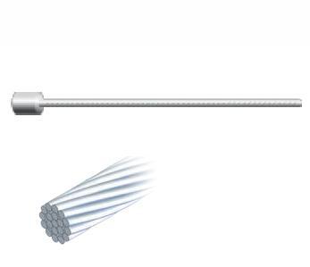 Трос переключения Jagwire 1.2X2300мм гальванизированный