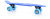 Скейтборд пластиковый TEMPISH Buffy T Blue