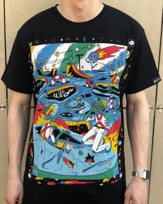Футболка Комета Вторжение Черная
