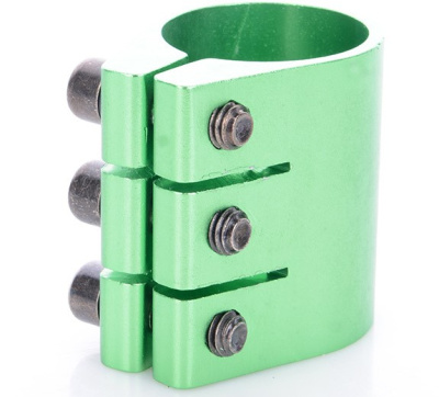 Зажим (хомут) для трюкового самоката Tempish Clamp 36 mm Green