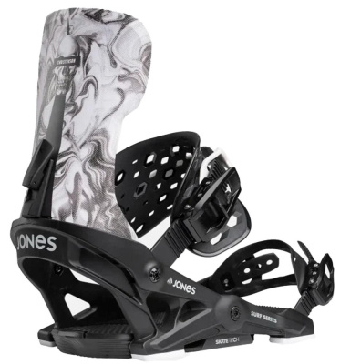 Крепления для сноуборда Jones Meteorite Surf Series Black
