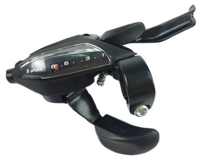 Шифтер/тормозная ручка Shimano Tourney, ST-EF500-8R, правая, 8ск, цв. черн., б/уп.