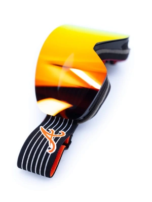 Горнолыжные очки со сменной линзой на магнитах ASHBURY HORNET DAKOTA (RED MIRROR/YELLOW) от магазина Адреналин