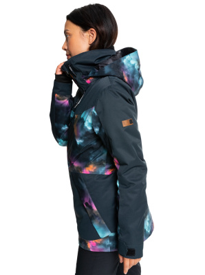 Сноубордическая куртка Ж ROXY Presence Parka TRUE BLACK PENSINE