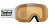 Очки горнолыжные Salice 102DACRXF White/Crx Yellow