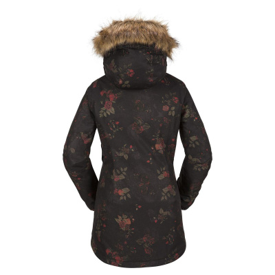 КУРТКА Ж VOLCOM MISSION INS JKT BLACK FLORAL PRINT