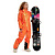 Комбинезон женский Dragonfly Premium WOMAN Orange-Yellow 2023