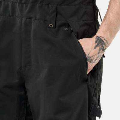 Полукомбинезон сноубордический 686 MNS HOT LAP INSULATED BIB BLACK от магазина Адреналин