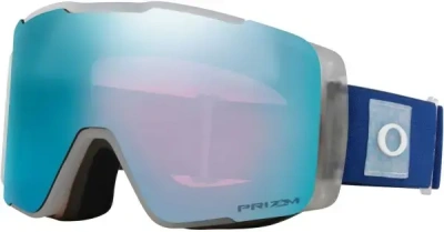 Горнолыжные очки со сменной линзой Oakley Line Miner PRO M CRYSTAL BLUE Prizm Sapphire & Prizm Iced