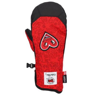 Варежки ж 686 WMNS WMNS REVEL MITT KEITH HARING RED