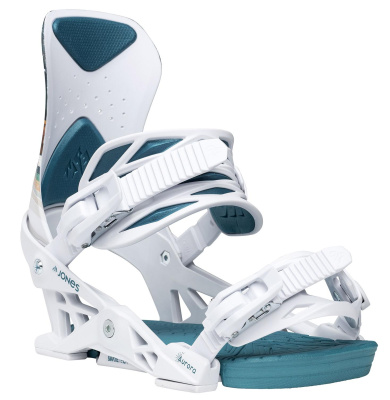 Крепления для сноуборда женские Jones Women's Aurora Annie Brace Deep Purple/White от магазина Адреналин
