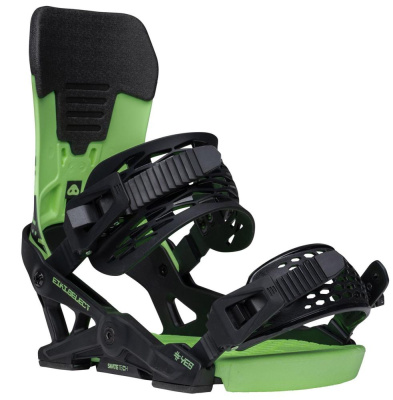 Крепления для сноуборда YES Select Eiki Green Glow