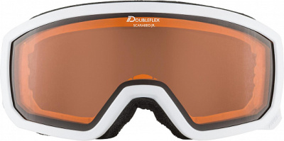 Очки горнолыжные Alpina Scarabeo Jr. White/Cassis DH zyl.S2 (7-14)