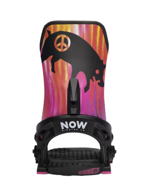 Крепления для сноуборда NOW YES collab Black/Pink от магазина Адреналин